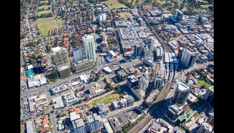57-83 Church Street, Parramatta NSW - Aerial Photo