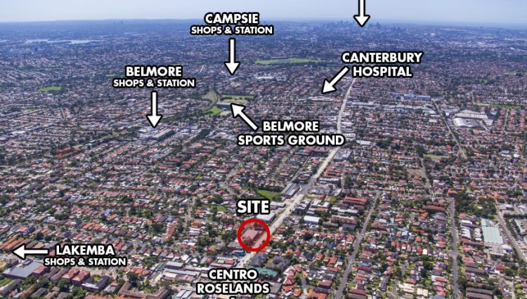 901-923 Canterbury Road, Roselands NSW - Map